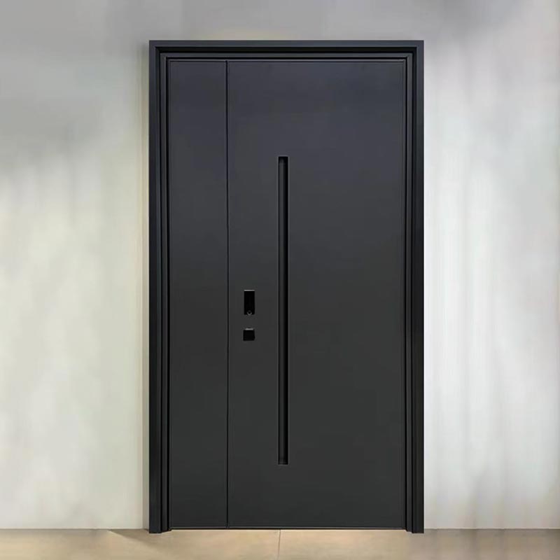 A porta mãe-filho minimalista italiana de cobre-alumínio é a mistura perfeita de design luxuoso e durabilidade funcional para a arquitetura moderna