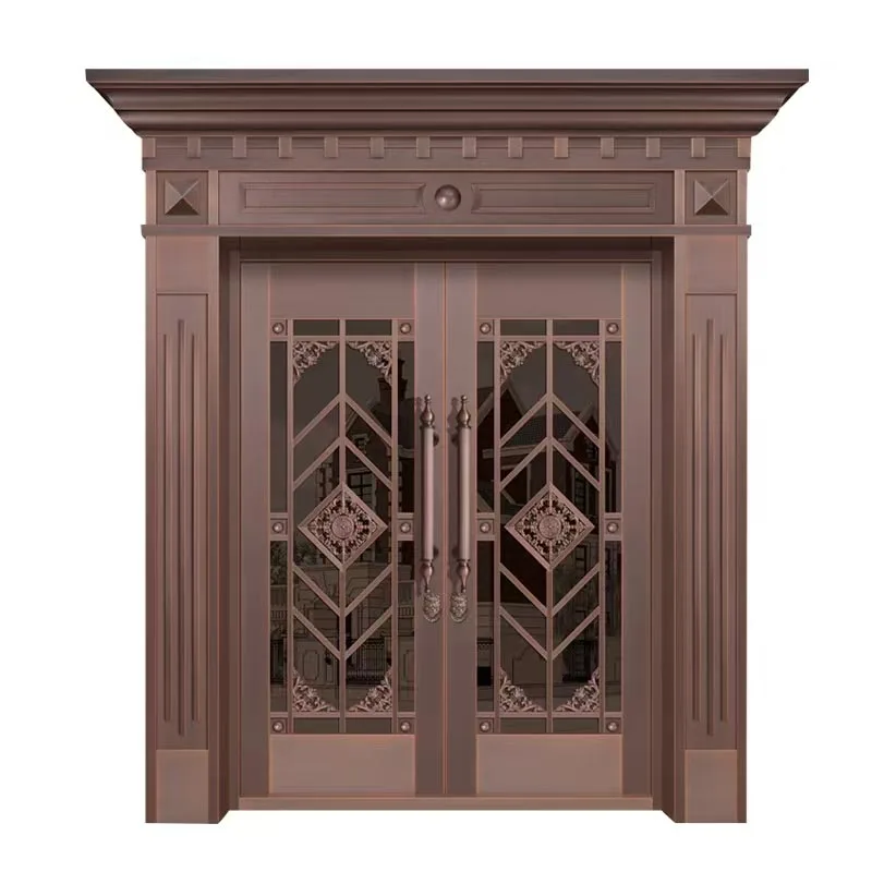 Solid Copper Double Entry Door