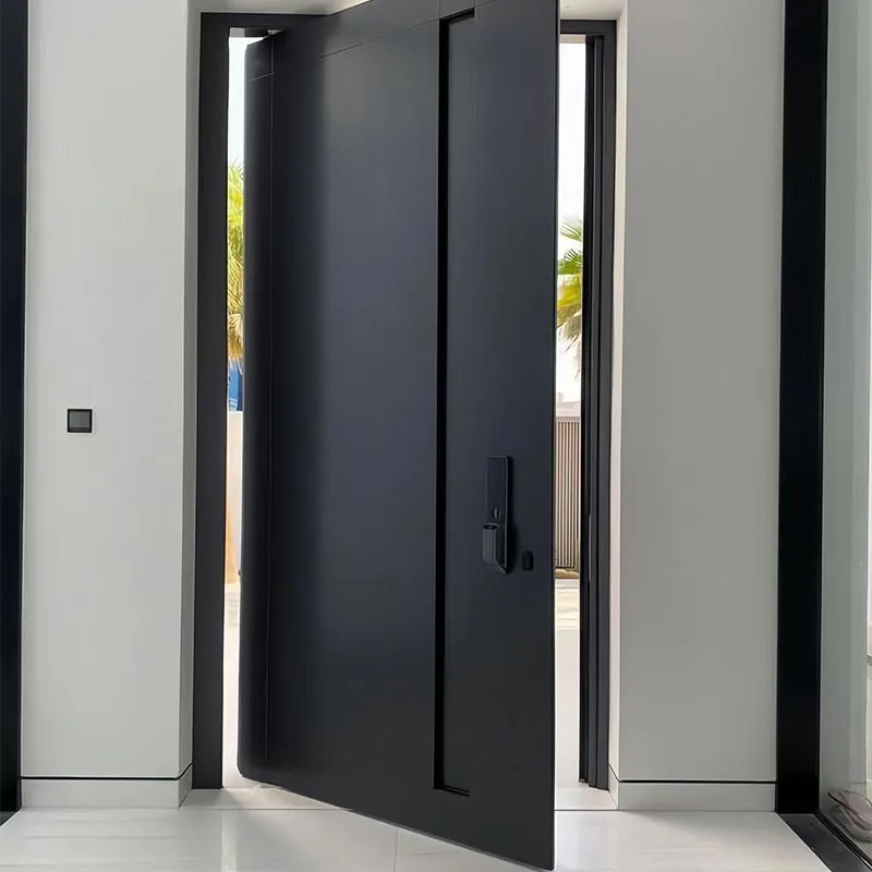 Porta pivotante esculpida com precisão fora do eixo